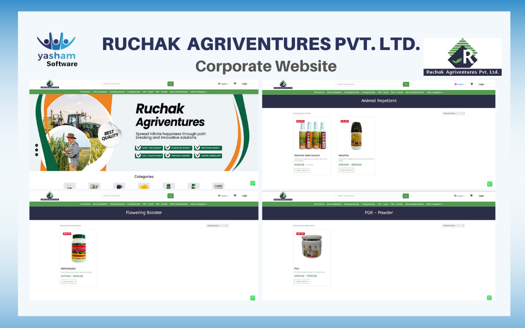 Case Study: Corporate Website for Ruchak Agriventures