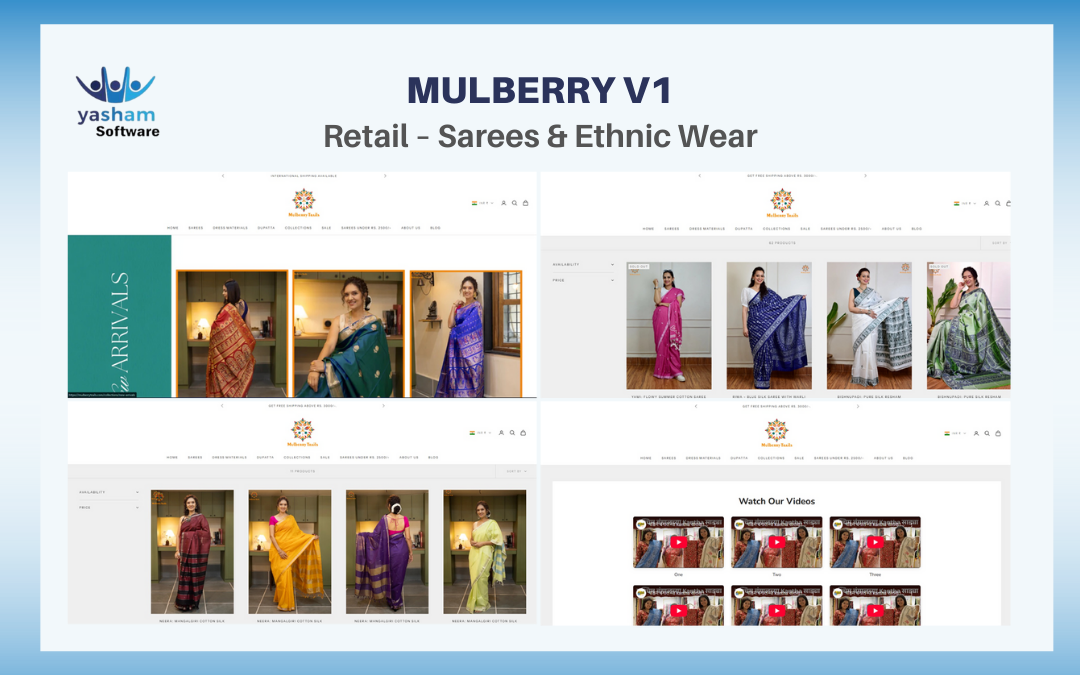 Case Study: Saree Retail E-commerce Platform – Mulberry V1