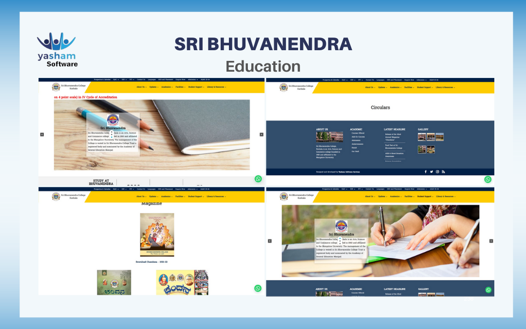 Case Study: Sri Bhuvanendra – Multi-College Education Website & CMS Platform