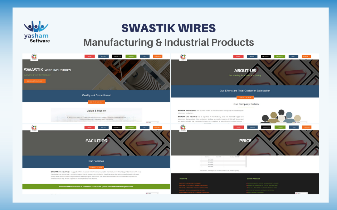 Case Study: Corporate Website Development – Swastik Wires