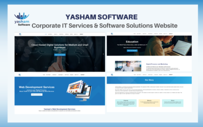 Case Study: Yasham Software – Corporate IT Services & Software Solutions Website