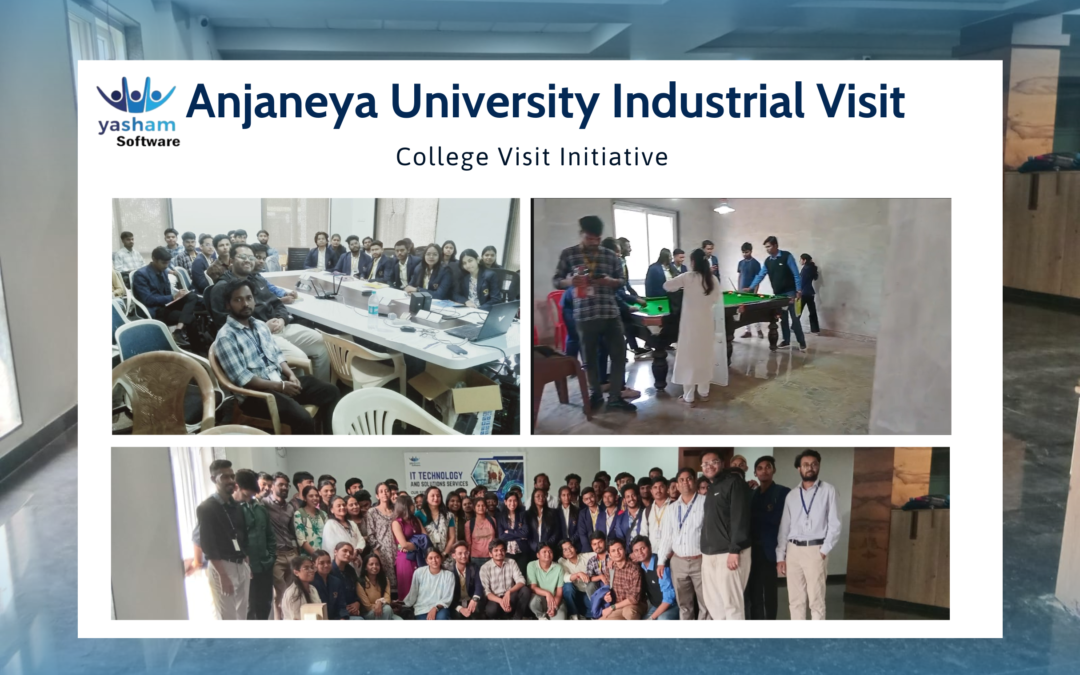 Anjaneya University Industrial Visit – A Practical Learning Experience at Yasham Software